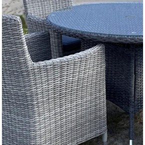 Комплект плетеной мебели AM-395C/T395 Grey 4Pcs (4+1) в Златоусте - zlatoust.ok-mebel.com | фото 2