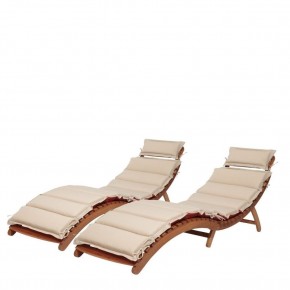 Комплект шезлонги и столик AFM-803A-T133 Beige (2+1) в Златоусте - zlatoust.ok-mebel.com | фото 2