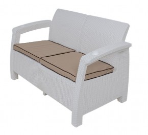 Комплект уличной мебели Yalta Premium Terrace Set (Ялта) белый (+подушки под спину) в Златоусте - zlatoust.ok-mebel.com | фото 2