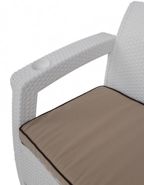Комплект уличной мебели Yalta Premium Terrace Set (Ялта) белый (+подушки под спину) в Златоусте - zlatoust.ok-mebel.com | фото 5