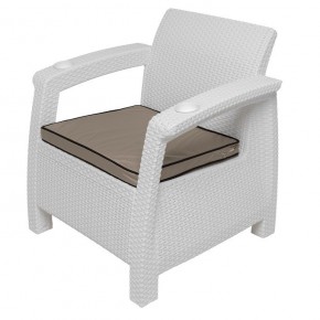 Комплект уличной мебели Yalta Premium Terrace Set (Ялта) белый (+подушки под спину) в Златоусте - zlatoust.ok-mebel.com | фото 7