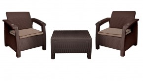 Комплект уличной мебели Yalta Premium Terrace Set (Ялта) шоколадый (+подушки под спину) в Златоусте - zlatoust.ok-mebel.com | фото 8
