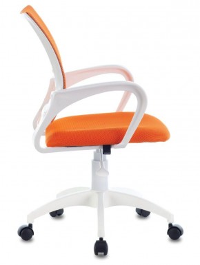 Кресло BRABIX "Fly MG-396W", пластик белый, сетка, оранжевое, 532401, MG-396W_532401 в Златоусте - zlatoust.ok-mebel.com | фото 3
