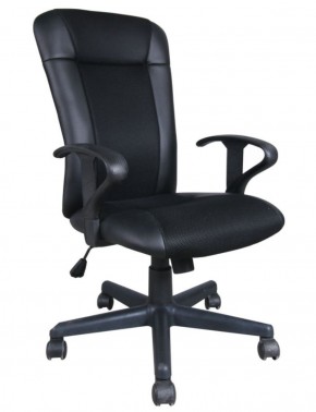Кресло BRABIX "Optima MG-370" (экокожа/ткань, черное) 531580 в Златоусте - zlatoust.ok-mebel.com | фото