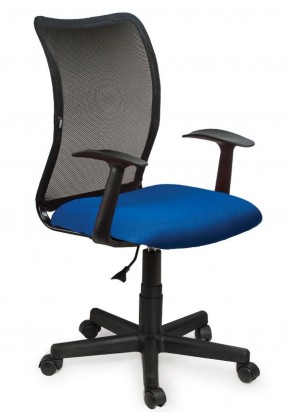 Кресло BRABIX "Spring MG-307", с подлокотниками, комбинированное синее/черное TW, 531404 в Златоусте - zlatoust.ok-mebel.com | фото
