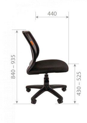 Кресло для оператора CHAIRMAN 699 Б/Л (ткань стандарт/сетка TW-01) в Златоусте - zlatoust.ok-mebel.com | фото 7