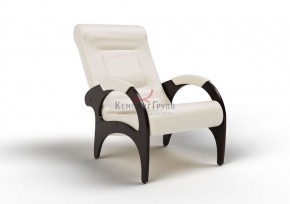 Кресло для отдыха Римини 19-К-КР (экокожа/венге) КРЕМ в Златоусте - zlatoust.ok-mebel.com | фото 1