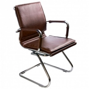Кресло для посетителя Бюрократ CH-993-Low-V/Brown коричневый в Златоусте - zlatoust.ok-mebel.com | фото