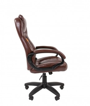 Кресло для руководителя  CHAIRMAN 432 (Экокожа коричневая) в Златоусте - zlatoust.ok-mebel.com | фото 3