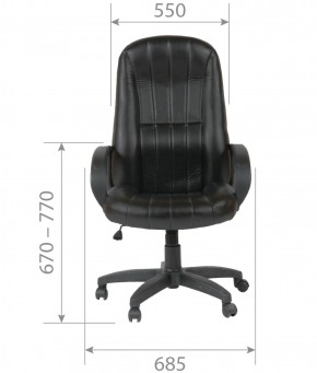 Кресло для руководителя  CHAIRMAN 685 (экокожа черный) в Златоусте - zlatoust.ok-mebel.com | фото 5