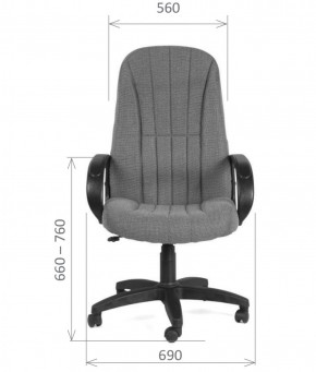 Кресло для руководителя  CHAIRMAN 685 СТ (ткань стандарт 10-356 черная) в Златоусте - zlatoust.ok-mebel.com | фото 5