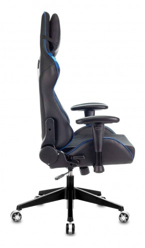 Кресло игровое Бюрократ VIKING 4 AERO BLUE черный/синий в Златоусте - zlatoust.ok-mebel.com | фото 8