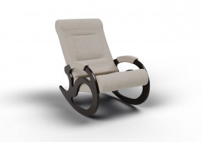 Кресло-качалка Вилла 11-Т-Ш (ткань/венге) ШОКОЛАД в Златоусте - zlatoust.ok-mebel.com | фото 1