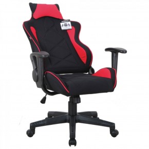 Кресло компьютерное BRABIX GT Racer GM-101 + подушка (ткань) черное/красное (531820) в Златоусте - zlatoust.ok-mebel.com | фото 4