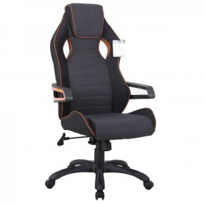 Кресло компьютерное BRABIX Techno Pro GM-003 (ткань черное/серое, вставки оранжевые) 531813 в Златоусте - zlatoust.ok-mebel.com | фото