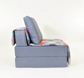 Кресло-кровать бескаркасное Харви (серый-геометрия слейт) в Златоусте - zlatoust.ok-mebel.com | фото 2