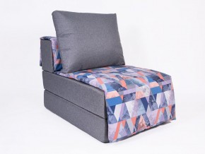 Кресло-кровать бескаркасное Харви (серый-сноу деним) в Златоусте - zlatoust.ok-mebel.com | фото 1