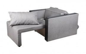 Кресло-кровать Милена с подлокотниками (серый) Велюр в Златоусте - zlatoust.ok-mebel.com | фото 2