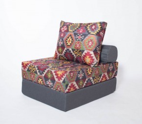 Кресло-кровать-пуф бескаркасное Прайм (мехико серый-графит) в Златоусте - zlatoust.ok-mebel.com | фото 2