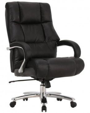 Кресло офисное BRABIX PREMIUM "Bomer HD-007" (рециклированная кожа, хром, черное) 531939 в Златоусте - zlatoust.ok-mebel.com | фото