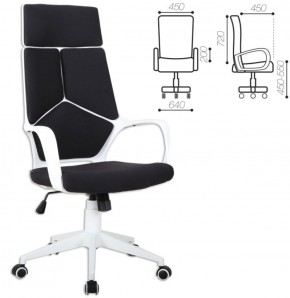Кресло офисное BRABIX PREMIUM "Prime EX-515" (пластик белый, ткань, черное) 531812 в Златоусте - zlatoust.ok-mebel.com | фото 2