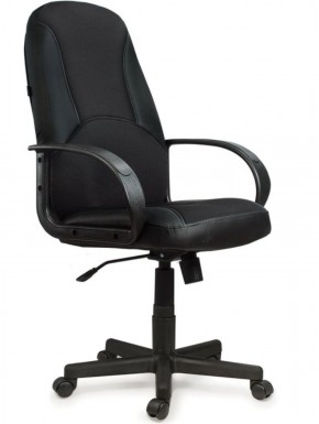 Кресло офисное BRABIX "City EX-512" (кожзам черный, ткань черная) 531407 в Златоусте - zlatoust.ok-mebel.com | фото 1
