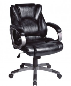 Кресло офисное BRABIX "Eldorado EX-504", экокожа, черное, 530874 в Златоусте - zlatoust.ok-mebel.com | фото