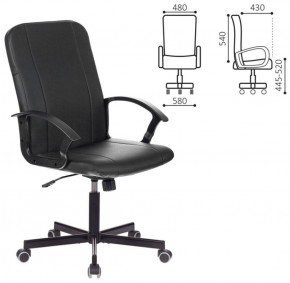 Кресло офисное BRABIX "Simple EX-521" (экокожа, черное) 532103 в Златоусте - zlatoust.ok-mebel.com | фото 2