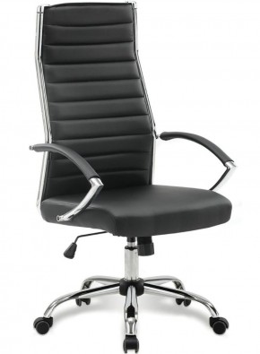 Кресло офисное BRABIX "Style EX-528", экокожа, хром, черное, 531947 в Златоусте - zlatoust.ok-mebel.com | фото 1