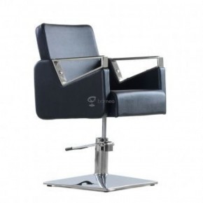 Кресло парикмахерское Barneo 6300V5 черное в Златоусте - zlatoust.ok-mebel.com | фото