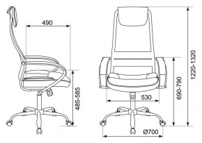 Кресло руководителя Бюрократ CH-608SL/BLACK в Златоусте - zlatoust.ok-mebel.com | фото 4