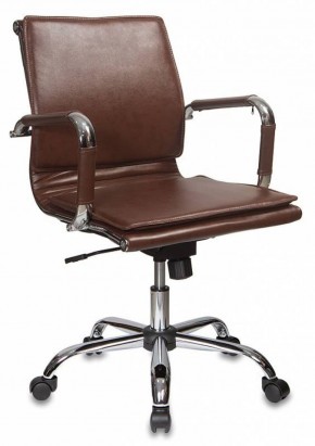 Кресло руководителя Бюрократ CH-993-LOW/BROWN коричневый в Златоусте - zlatoust.ok-mebel.com | фото 1
