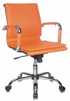 Кресло руководителя Бюрократ CH-993-LOW/ORANGE оранжевый в Златоусте - zlatoust.ok-mebel.com | фото 1