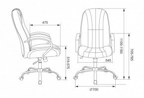 Кресло руководителя Бюрократ T-898SL/BLACK в Златоусте - zlatoust.ok-mebel.com | фото 4