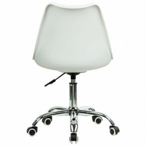 Кресло стул BRABIX "Eames MG-310 CH", хром, пластик белый, ткань серая, 532924 в Златоусте - zlatoust.ok-mebel.com | фото 4