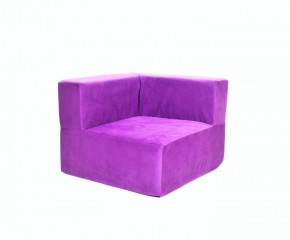 Кресло-угловое-модуль бескаркасное Тетрис 30 (Фиолетовый) в Златоусте - zlatoust.ok-mebel.com | фото