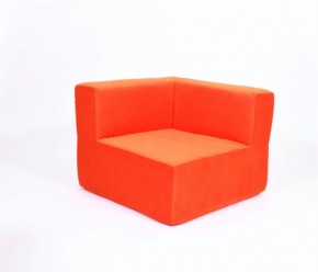 Кресло-угловое-модуль бескаркасное Тетрис 30 (Оранжевый) в Златоусте - zlatoust.ok-mebel.com | фото