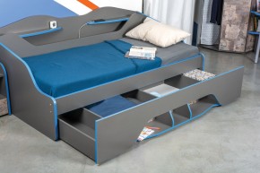 Кровать 11.03 Индиго + орт. основание (900*2000) в Златоусте - zlatoust.ok-mebel.com | фото 2