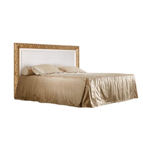 Кровать 2-х спальная (1,4 м) Тиффани штрих-лак/золото с подъемным механизмом (ТФКР140-2[7]) в Златоусте - zlatoust.ok-mebel.com | фото