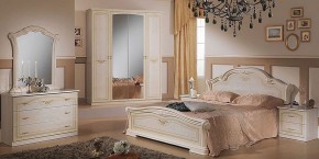 Кровать 2-х спальная 1600*2000, Ирина, изголовье ЛДСП (08.116) *без основания (дерево, беж) в Златоусте - zlatoust.ok-mebel.com | фото 2