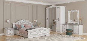 Кровать 2-х спальная 1600*2000 Грация (12.116) без основания (белый/серебро) в Златоусте - zlatoust.ok-mebel.com | фото 2