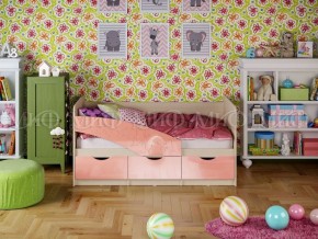 Кровать Бабочки (Розовый металлик) 1600 в Златоусте - zlatoust.ok-mebel.com | фото