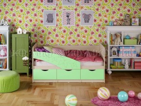 Кровать Бабочки (Салатовый матовый) 1600 в Златоусте - zlatoust.ok-mebel.com | фото