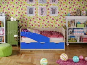 Кровать Бабочки (Синий матовый) 1800 в Златоусте - zlatoust.ok-mebel.com | фото