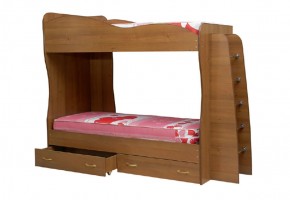 Кровать детская 2-х ярусная Юниор-1 (800*2000) ЛДСП в Златоусте - zlatoust.ok-mebel.com | фото