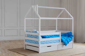 Кровать-домик 80*160 Белый в Златоусте - zlatoust.ok-mebel.com | фото 4