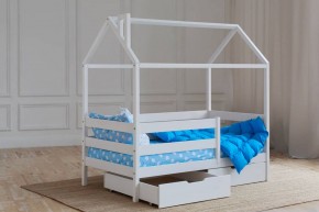 Кровать-домик 80*190 Белый в Златоусте - zlatoust.ok-mebel.com | фото 4