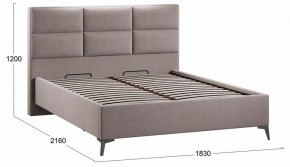 Кровать двуспальная Делана с ПМ Тип 1 в Златоусте - zlatoust.ok-mebel.com | фото 4