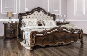 Кровать двуспальная Илона с мягким изголовьем (1800) караваджо в Златоусте - zlatoust.ok-mebel.com | фото