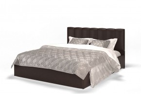Кровать Элен 1600 + основание с ПМ (Лесмо brown) коричневый в Златоусте - zlatoust.ok-mebel.com | фото
